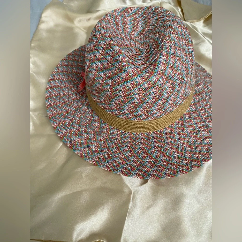 Multicolor straw hat - Picture 4 of 11
